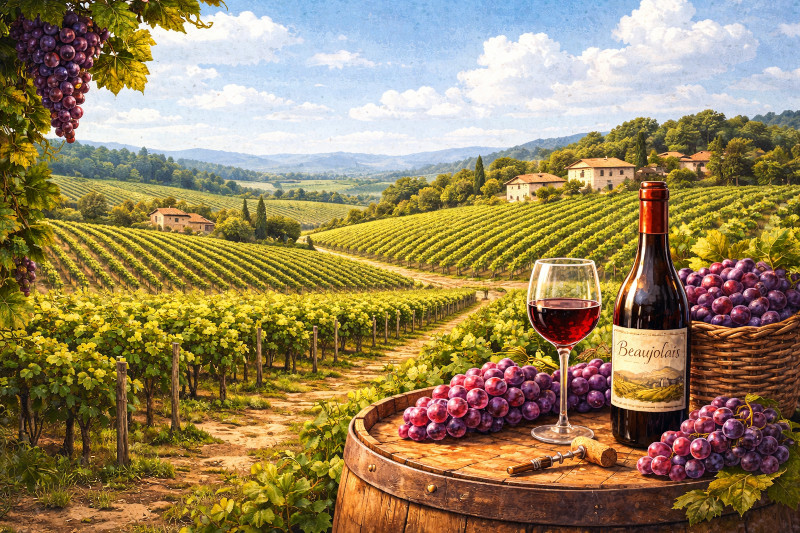 Le vignoble du Beaujolais