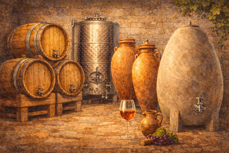 Les différents types d'élevage du vin